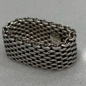 Tiffany and co mesh ring